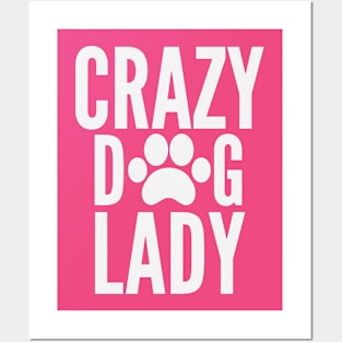 Crazy Dog lady Posters and Art